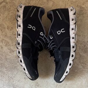 On Running Black and Gray Sneakers